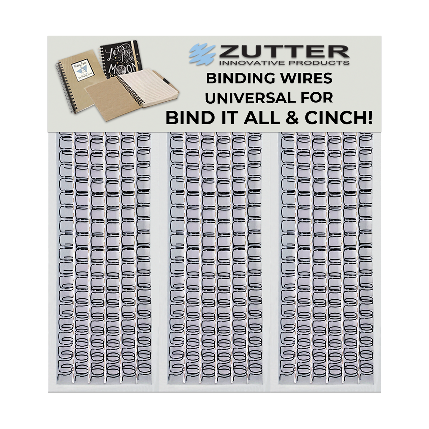 Zutter Black Owire 12" inch length with 24 loops (5 sizes available)