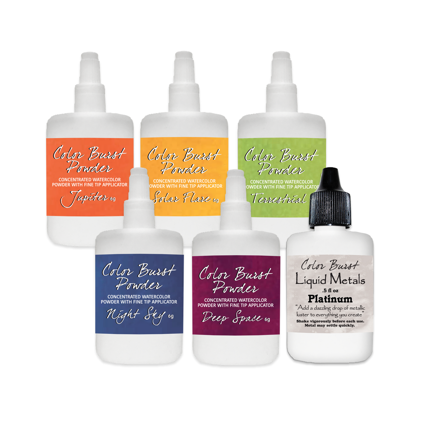 Color Burst Powder - Galaxy - 6 Pack