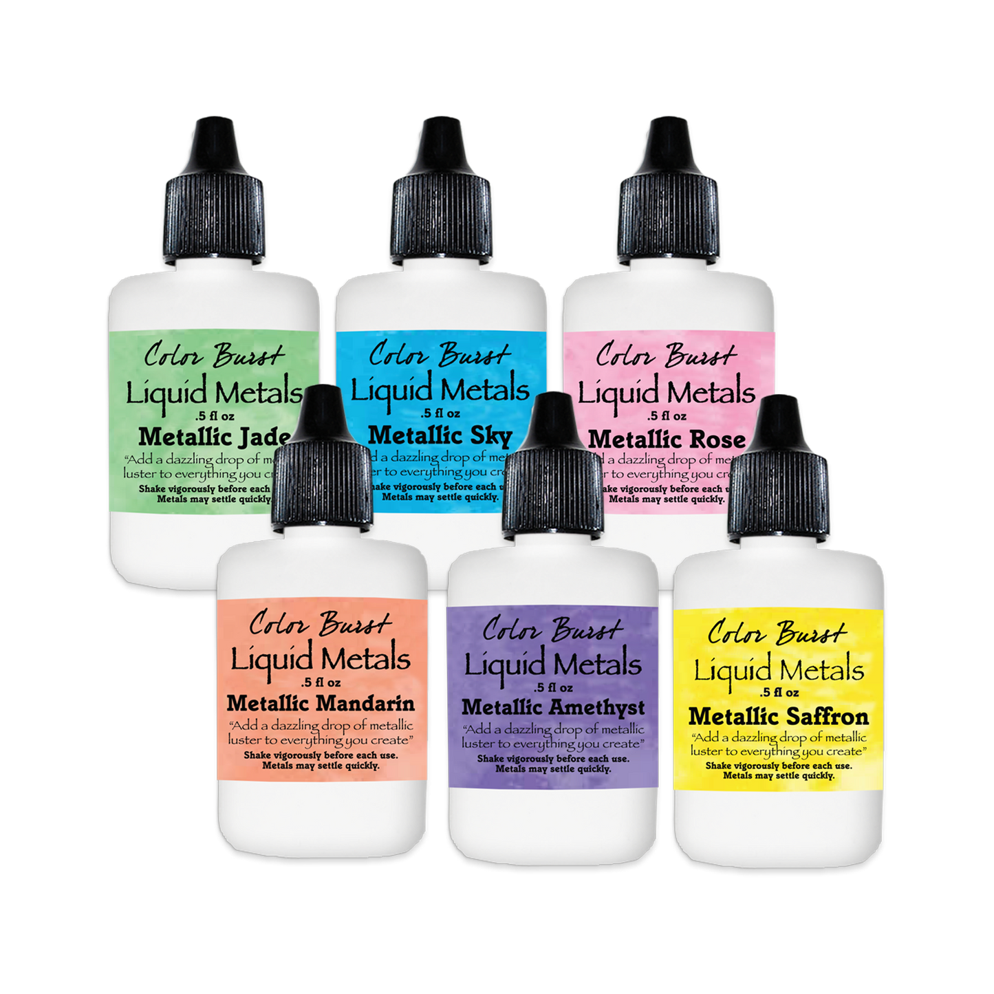 Color Burst - Liquid Metals, Precious Alloys - Six Pack