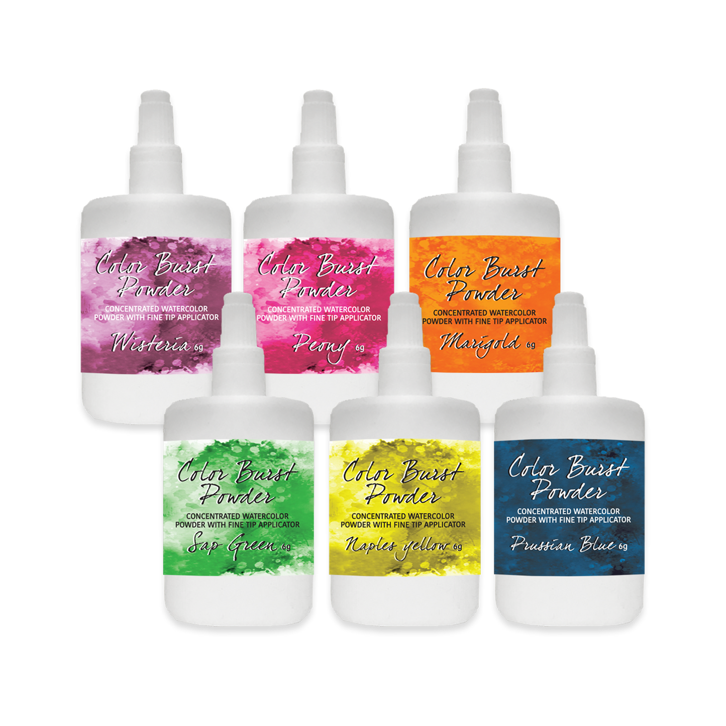 Color Burst Powder - Fresh Florals - 6 Pack