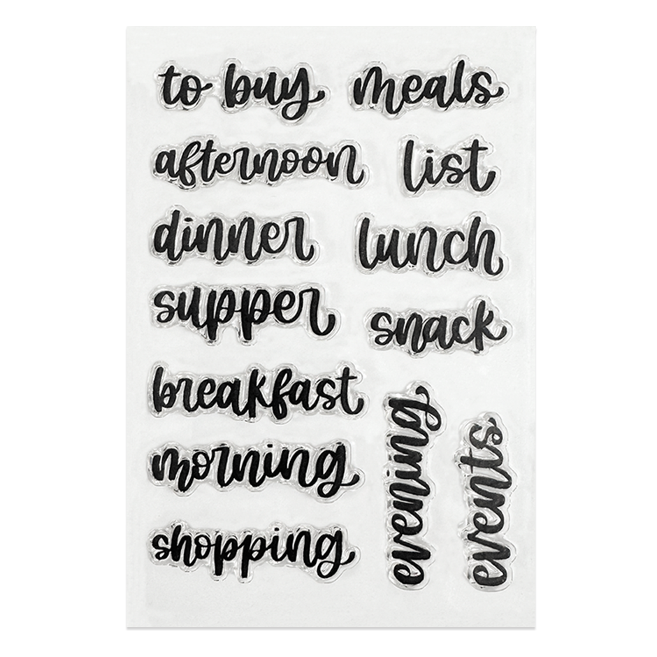 Rylee Autumn Headings Set 2 Stamps (Sheet size 4" x 6")