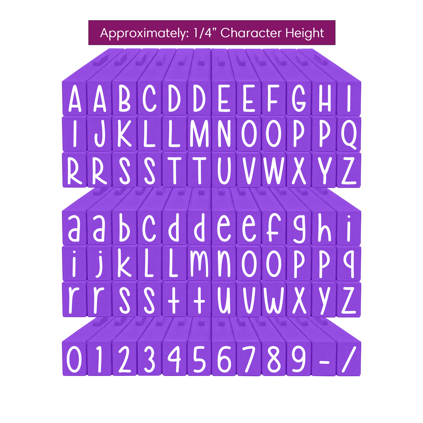 Pegz® Medium Size 84 Piece Hey Gorgeous Alphabet and Numbers Connectable Stamps Bundle
