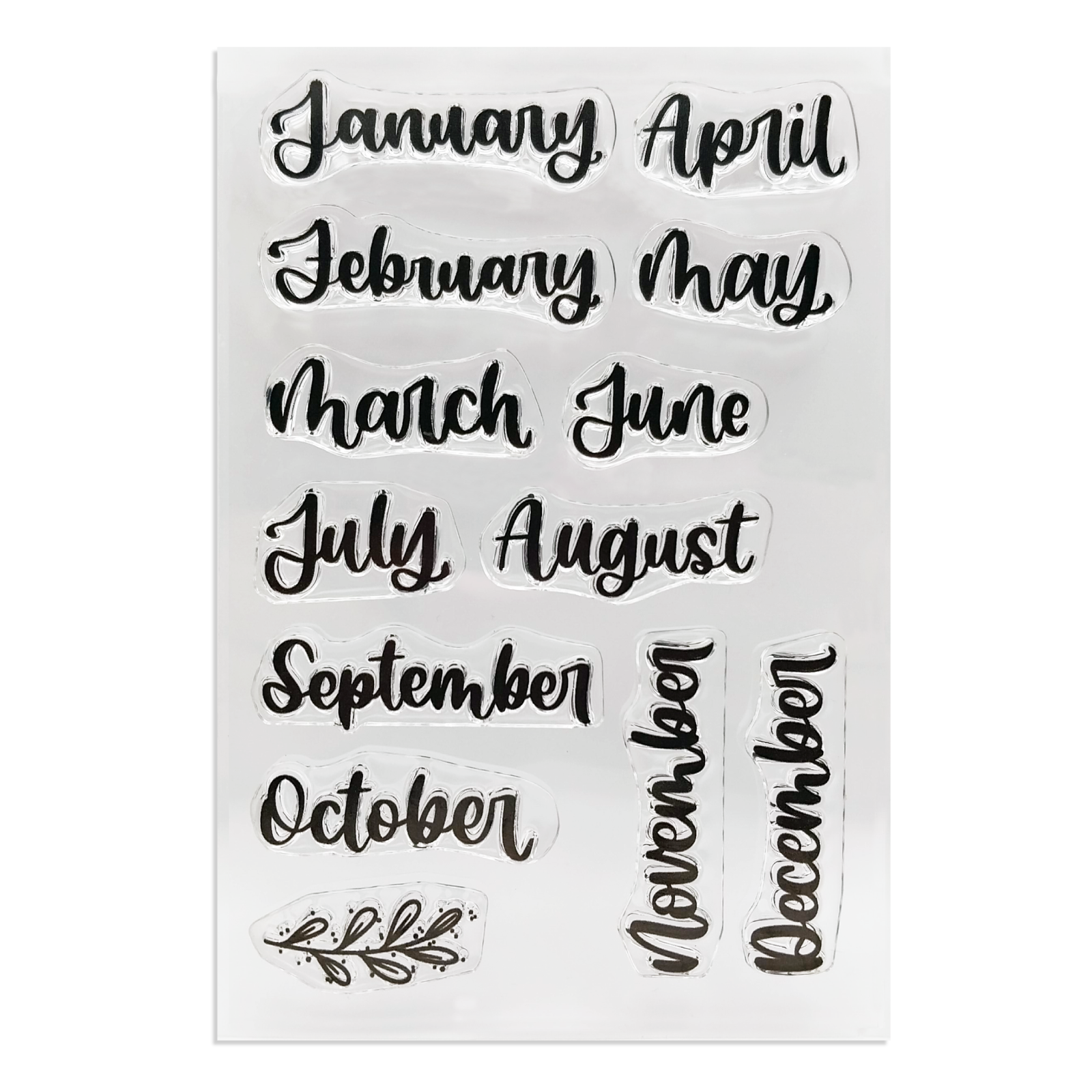 Rylee Autumn Months Of The Year Clear Calligraphy Stamps Sheet Size 4 rylee-autumn-months-of-the-year-clear-calligraphy-stamps-sheet-size-4