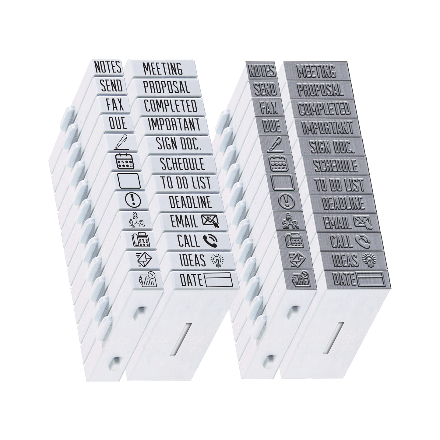 Pegz® 24 Piece Work Life Planner Stamps Set