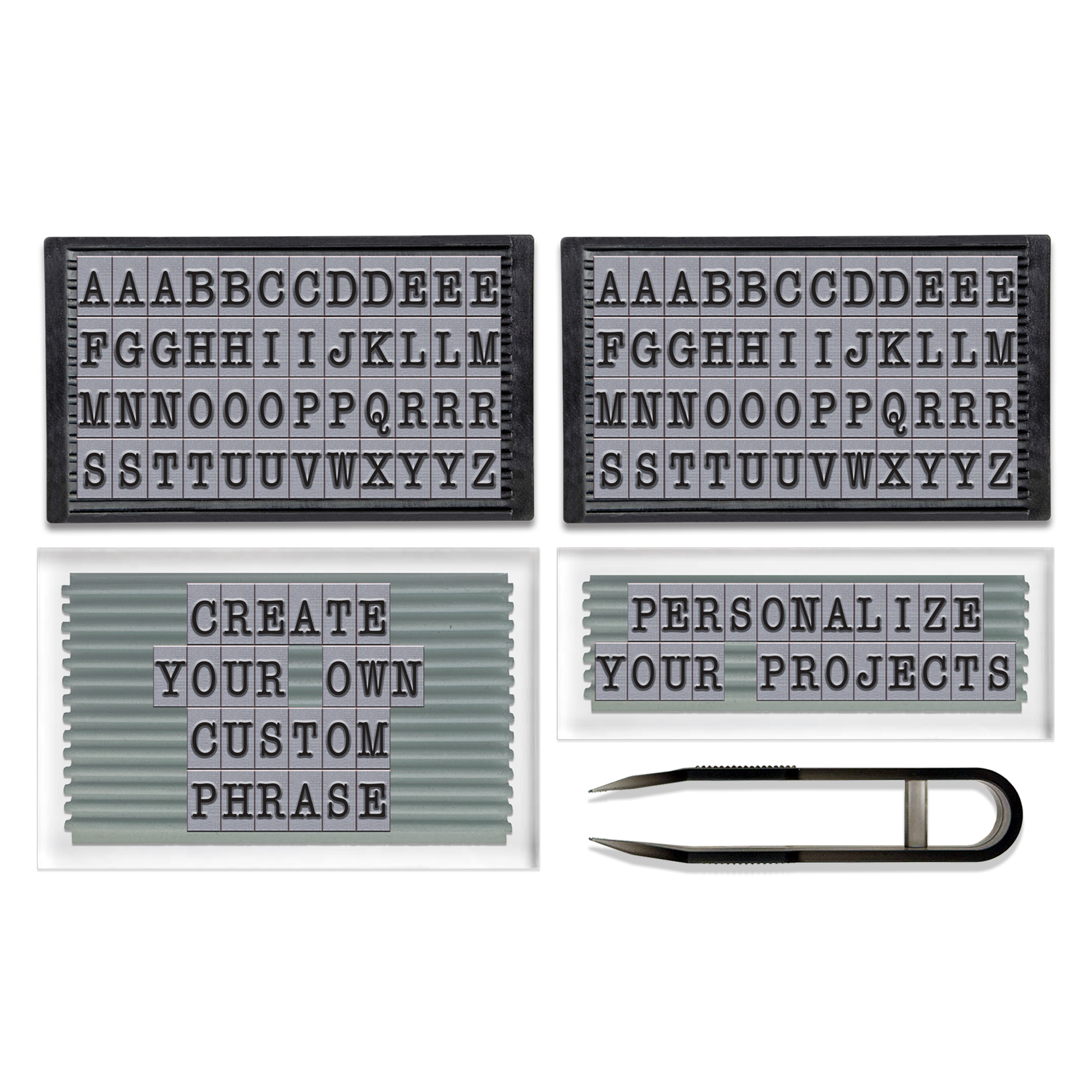 PEGZ Letters American Typewriter Font 96 Pc Uppercase Set ...