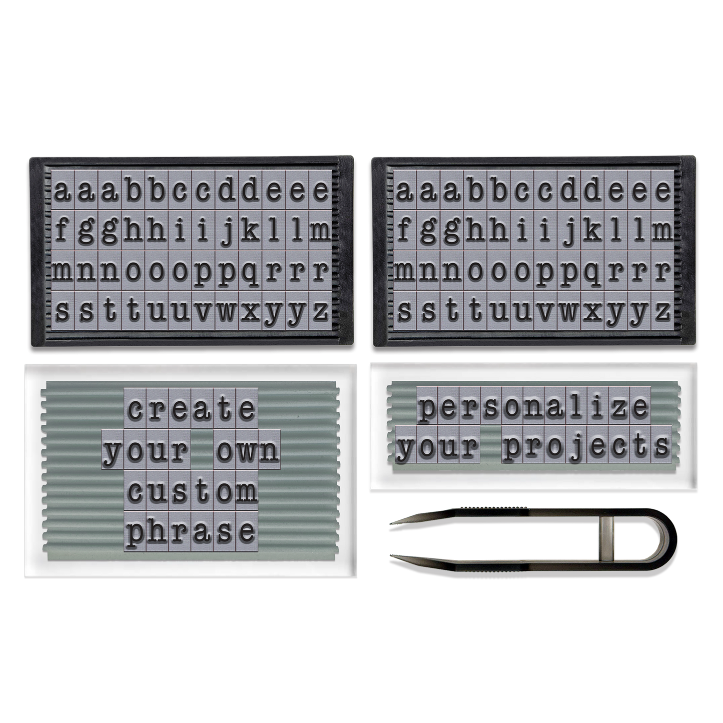 PEGZ Letters American Typewriter Font 96 Pc Lowercase Set