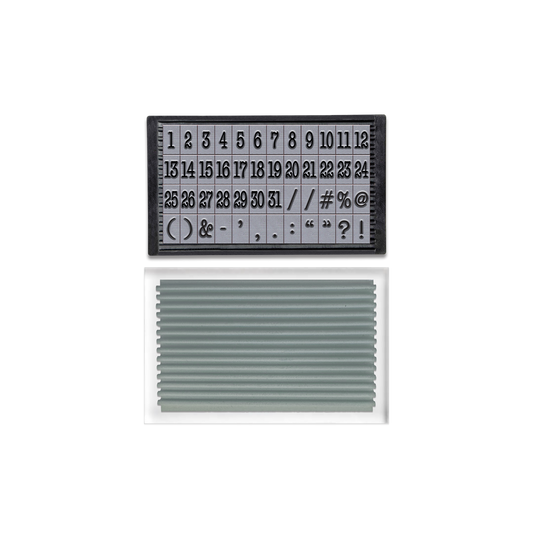 PEGZ Letters American Typewriter Font 48 Pc Numbers & Symbols Set