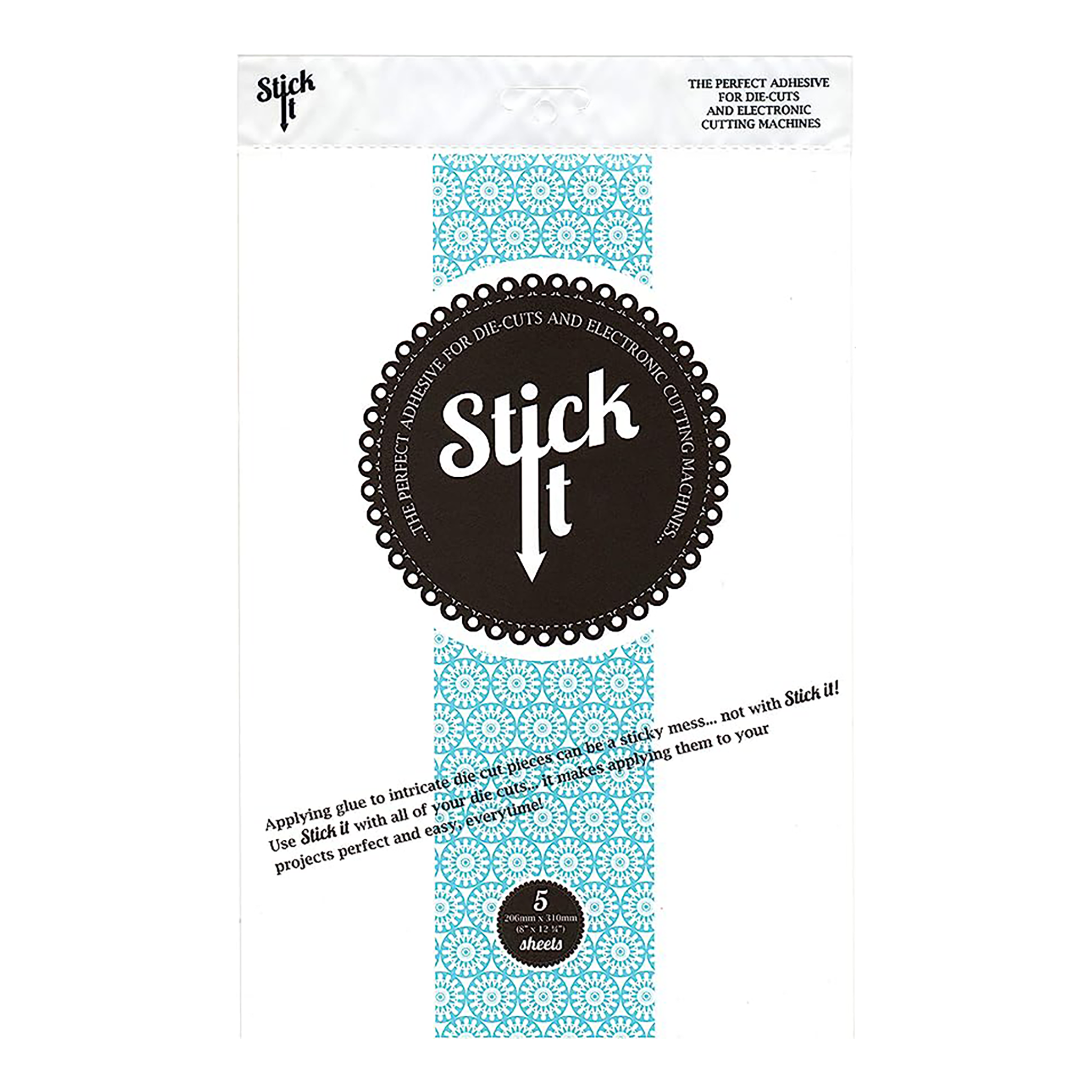 Stick It Large Adhesive Sheets (5 Pack), 8