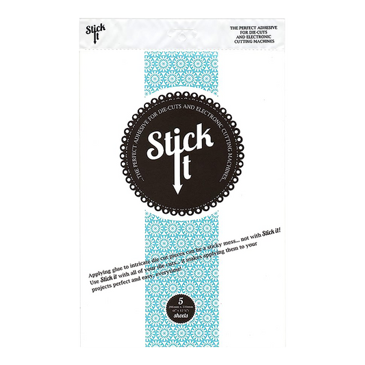 Stick It Large Adhesive Sheets (5 Pack), 8" x 12"