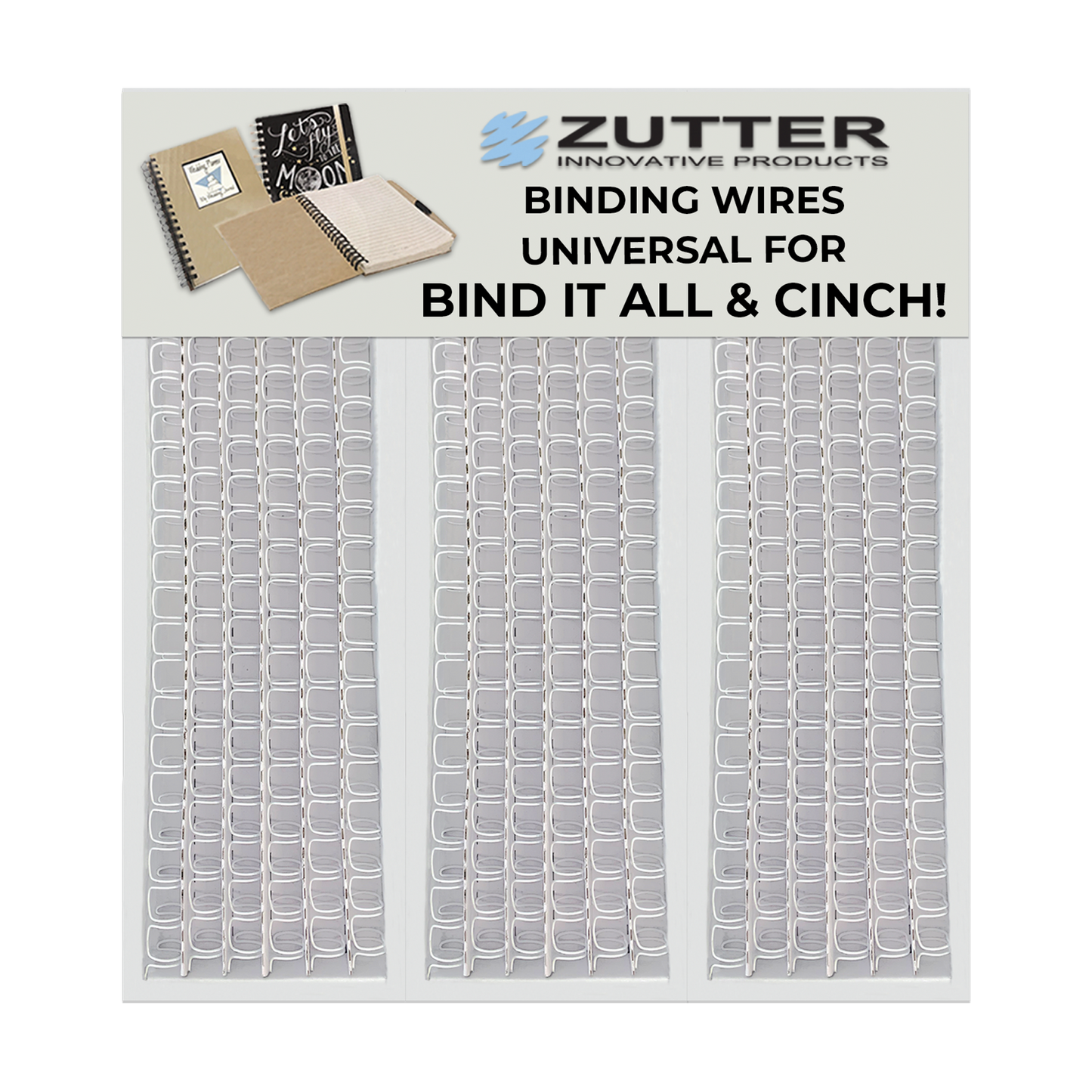 Zutter White Owire 12" inch length with 24 loops (5 sizes available)